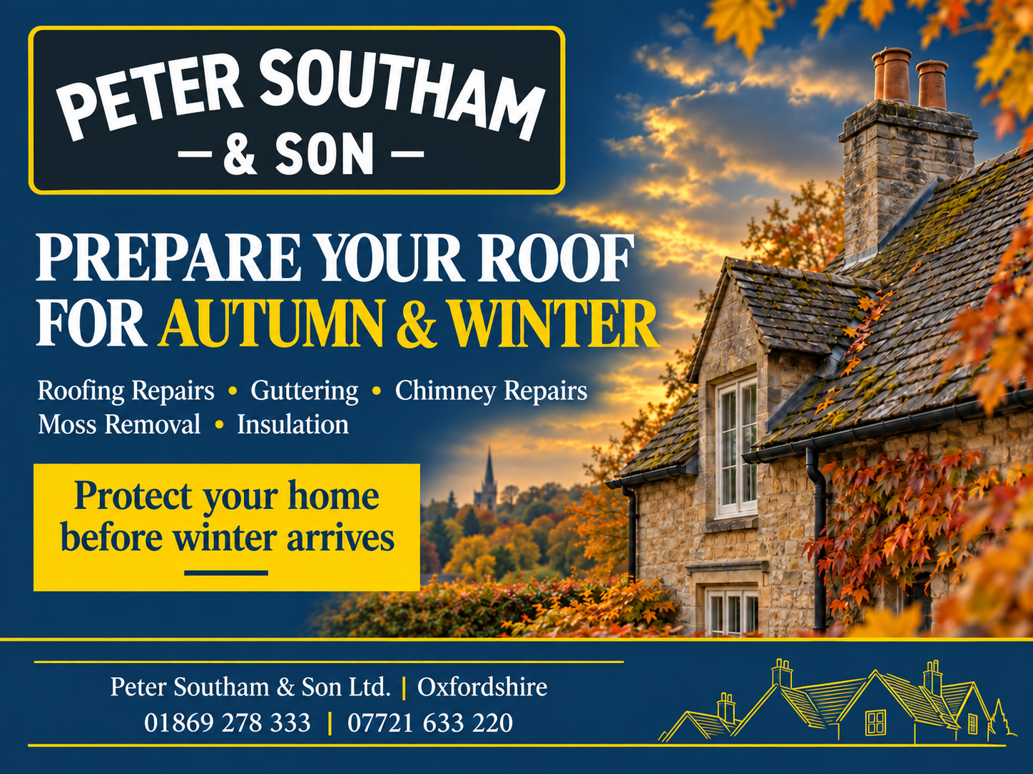 How to Prepare Your Roof for Autumn and Winter in Oxfordshire